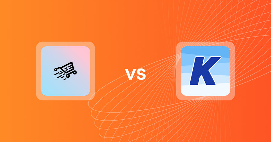 Shopify Upsell and Cross-sell Apps: Kedra Free Shipping Upsell vs K: Cross Sell Related Products