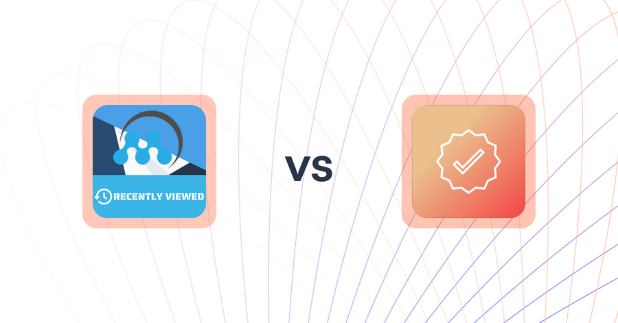 Shopify Upsell and Cross-Sell Apps: MeroxIO Recently Viewed Products vs. Mega Verified Product Badges