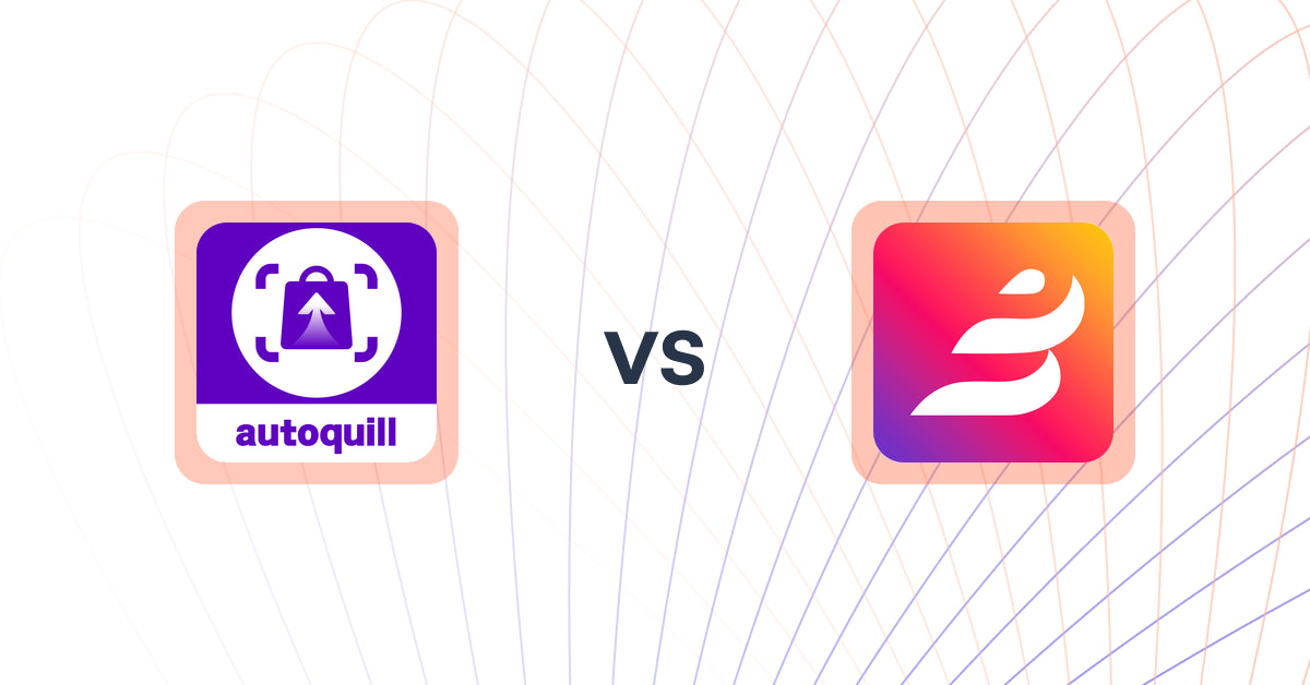 Shopify Upsell and Cross-sell Apps: AI agent Upsell ‑ autoquill vs Beae Landing Page Builder