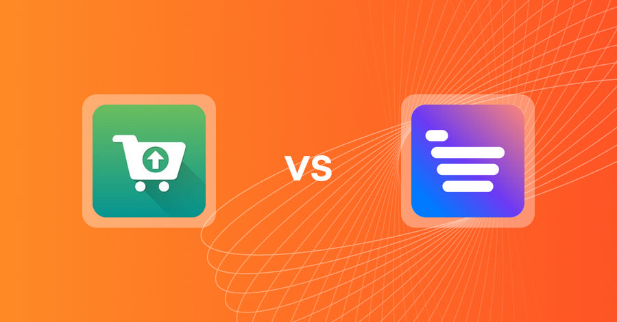 Shopify Upsell and Cross-sell Apps: Smart Suggest Pro by Essenify vs Uprate.AI: Sales Chatbot