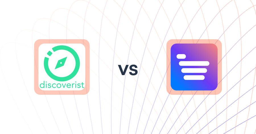 Shopify Upsell and Cross-sell Apps: Discoverist AI Recommendations vs Uprate.AI: Sales Chatbot