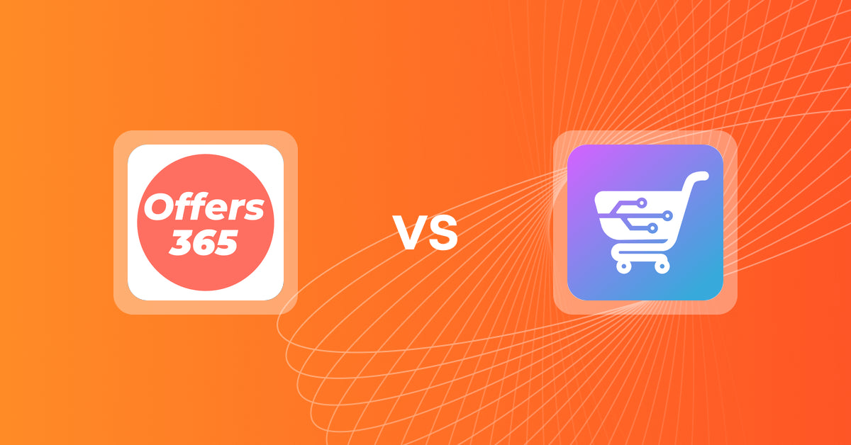 Shopify Upsell and Cross-Sell Apps: Offers365 Post Purchase Upsell vs AI Cart & Upsell