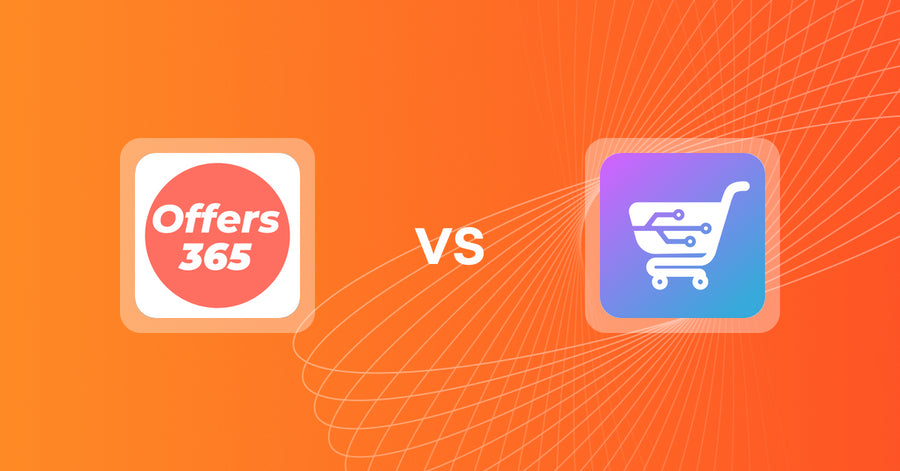 Shopify Upsell and Cross-Sell Apps: Offers365 Post Purchase Upsell vs AI Cart & Upsell