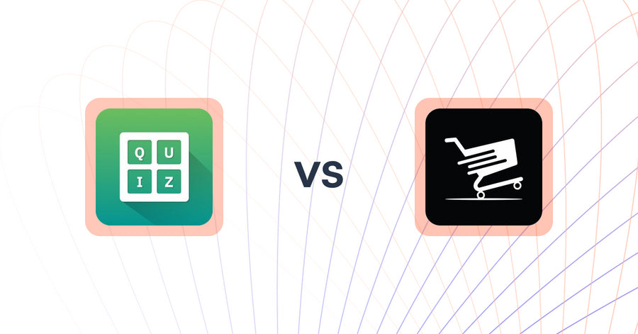 Shopify Upsell and Cross-sell Apps: Quiz Buddy ‑ Product Quiz vs CartFly – Quick Upsell Drawer