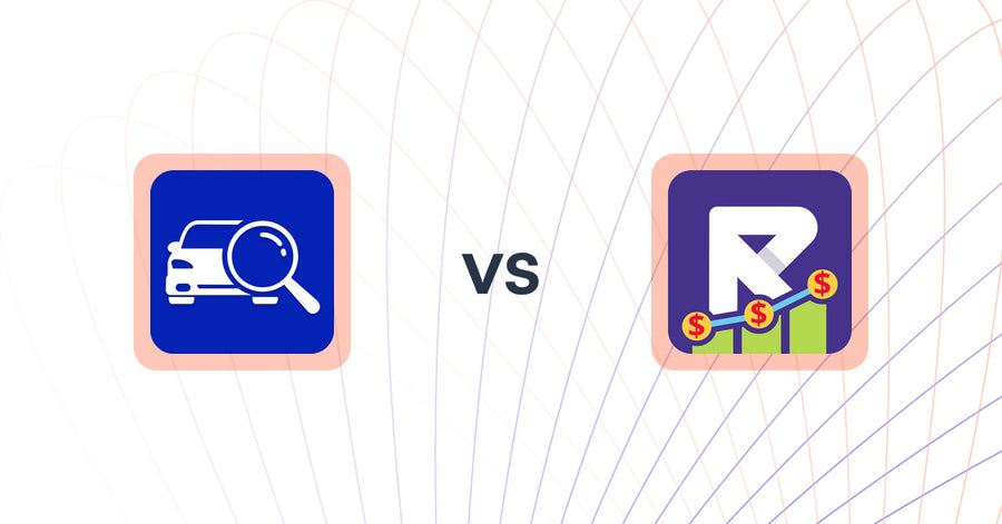 Shopify Upsell and Cross-sell Apps: MSPL AutoPartsFinderPro vs Sales Motivator Bar by Revy