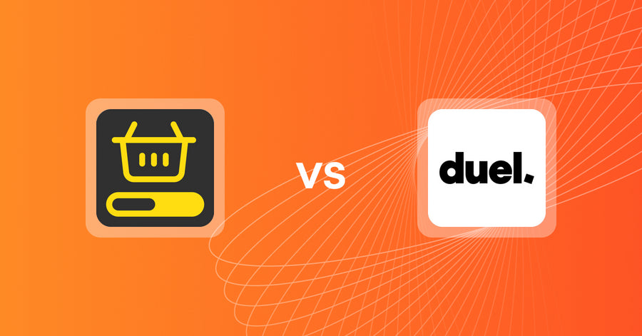 Shopify Upsell and Cross-sell Apps: MVR Free Shipping Bar & Upsell vs Duel | Referrals & Affiliates
