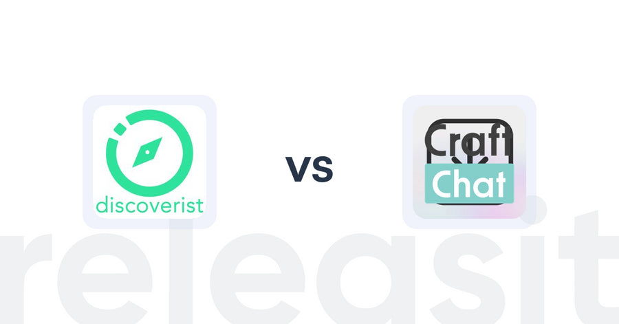 Shopify Upsell and Cross-sell Apps: Discoverist AI Recommendations vs CraftChat:Convert Chat to Sale