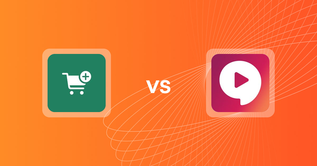 Shopify Upsell and Cross-Sell Apps: Checkout Upsell by Code Ninjas vs Live 1:1 Video Chat » Uptok