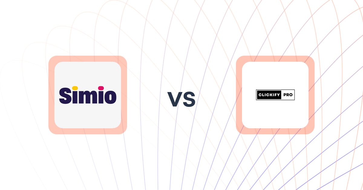Shopify Upsell and Cross-sell Apps: Simio: WhatsApp Marketing vs ClickifyPro