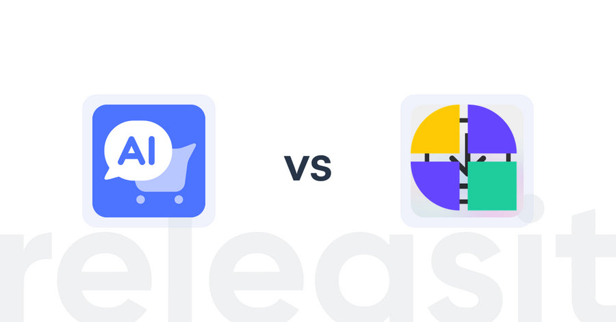 Shopify Upsell and Cross-sell Apps: AI Chatbot +GPT4 ‑ Wiseshoppal vs AI Recommendations by Aqurate