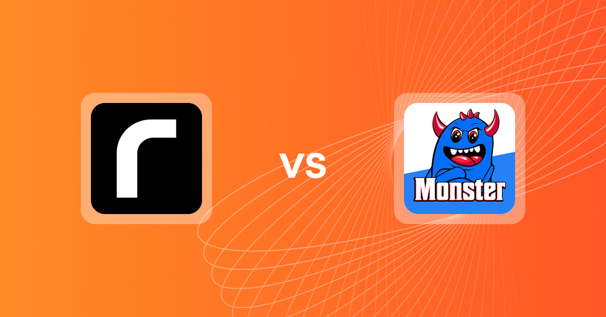 Shopify Upsell and Cross-sell Apps: Retentics: Dynamic Recommender vs. Monster Post Purchase Upsells