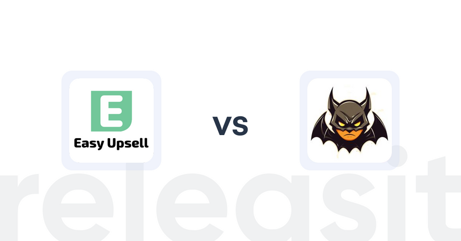 Shopify Upsell and Cross-sell Apps: Easy Upsell vs Frequently Bought Together Bat