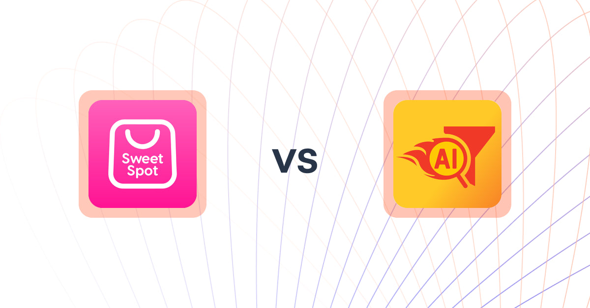 Shopify Upsell and Cross-sell Apps: SweetSpot Post Purchase Upsell vs Rapid AI Search Bar & Filter