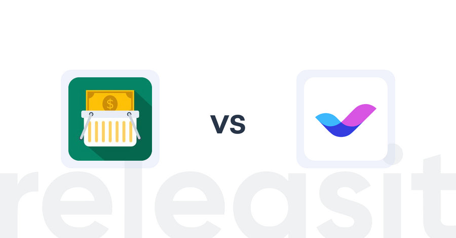 Shopify Upsell and Cross-sell Apps: Cartix Cart Discount + Upsell vs Veda Landing Page Builder