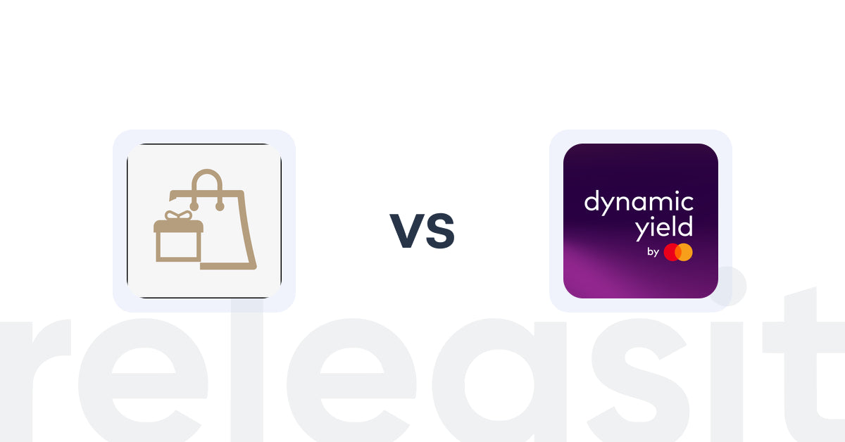 Shopify Upsell and Cross-Sell Apps: PROXATION ‑ Freebie Upsell vs Dynamic Yield by Mastercard