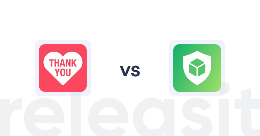 Shopify Upsell and Cross-sell Apps: Heartcoding Thank You Page vs Captain Shipping Protection