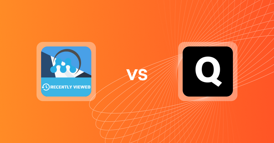 Shopify Upsell and Cross-sell Apps: MeroxIO Recent Viewed Products vs Quizive: AI Quiz Builder