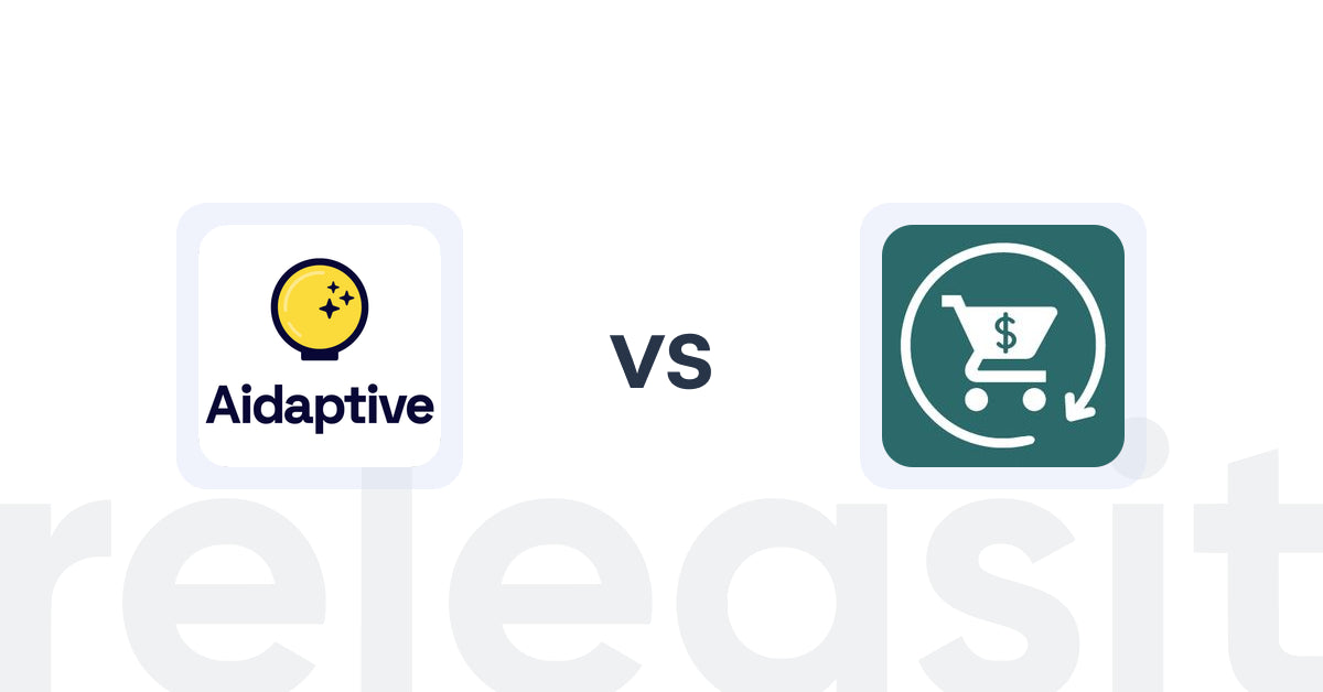 Shopify Upsell and Cross-Sell Apps: Aidaptive | eCommerce AI vs. ReConvert Post Purchase Upsell