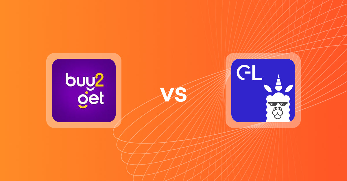 Shopify Upsell and Cross-Sell Apps: Buy2Get | Buy X Get Y & BOGO vs. GLab: Gift Wrap & Gift Message