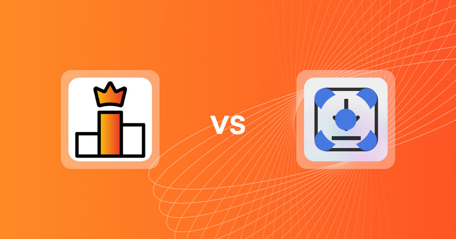 Shopify Upsell and Cross-sell Apps: Rank King: Best Seller Ranking vs. XO Search & Recommendation