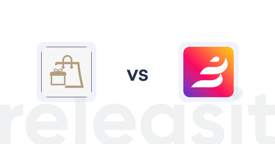 Shopify Upsell and Cross-sell Apps: PROXATION ‑ Freebie Upsell vs. Beae Landing Page Builder