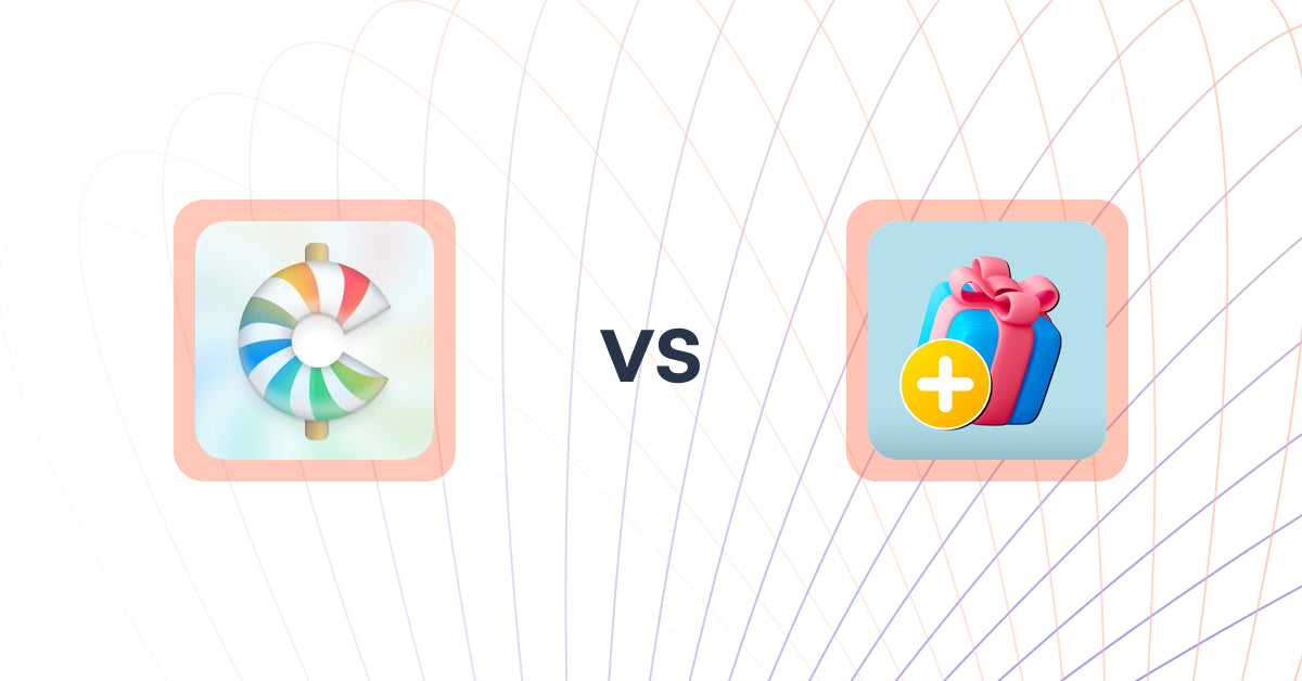 Shopify Upsell and Cross-Sell Apps: CartCandy ‑ Upsell & Drawer vs. Gift Options Plus