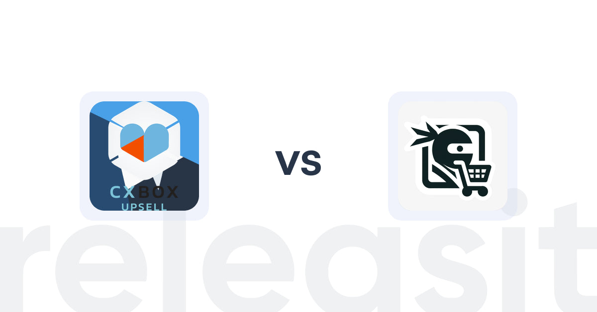 Shopify Upsell and Cross-sell Apps: CXBOX vs Checkout Ninja Blocks