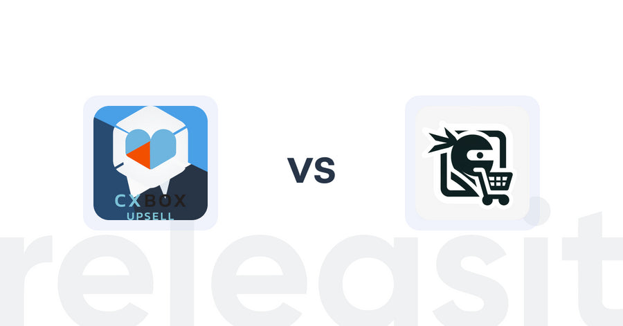 Shopify Upsell and Cross-sell Apps: CXBOX vs Checkout Ninja Blocks