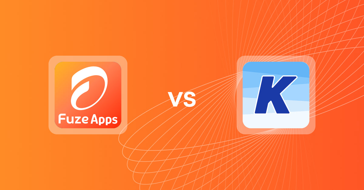 Shopify Upsell and Cross-sell Apps: Fuze: COD Post Purchase Upsell vs K: Cross Sell Related Products