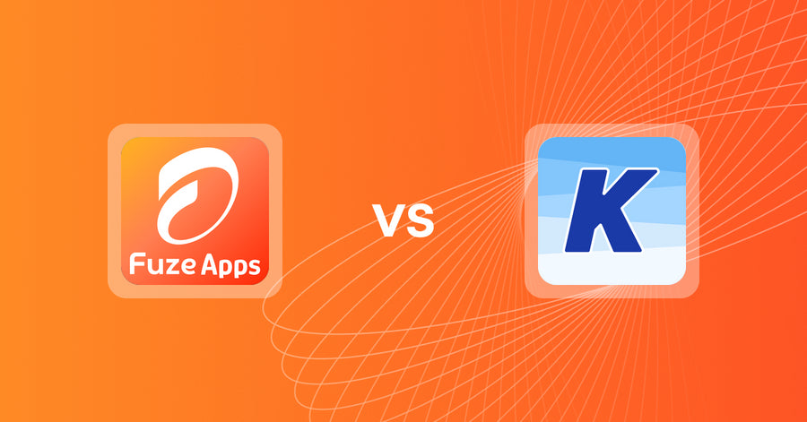 Shopify Upsell and Cross-sell Apps: Fuze: COD Post Purchase Upsell vs K: Cross Sell Related Products