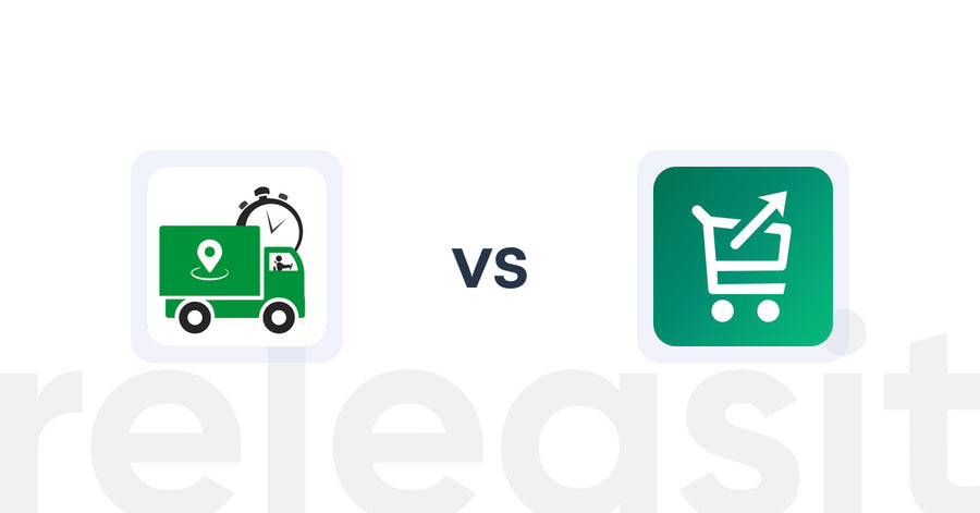 Shopify Upsell and Cross-sell Apps: Elightwalk Shipping Bar Upsell vs Simply Cartbooster