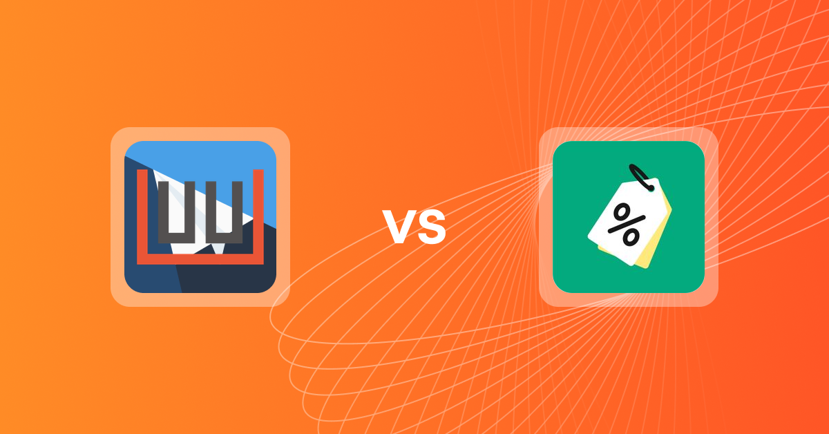 Shopify Upsell and Cross-sell Apps: userwerk AI upsell & loyalty vs Discounty: Bulk Discount Sales