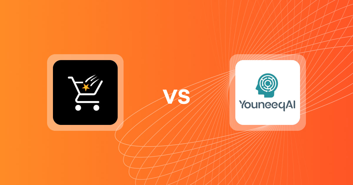 Shopify Upsell and Cross-sell Apps: Checkout Star: Improve AOV,CRO vs Youneeq AI Personalization