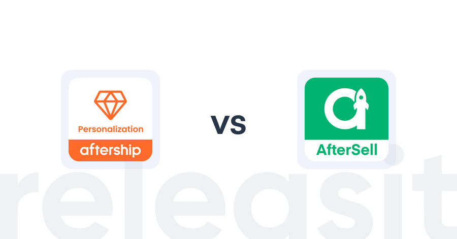 Shopify Upsell and Cross-sell Apps: AfterShip Personalization vs AfterSell Post Purchase Upsell