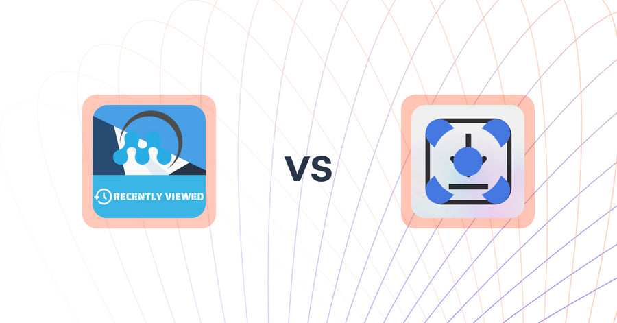 Shopify Upsell and Cross-sell Apps: MeroxIO Recently Viewed Products vs XO Search & Recommendation