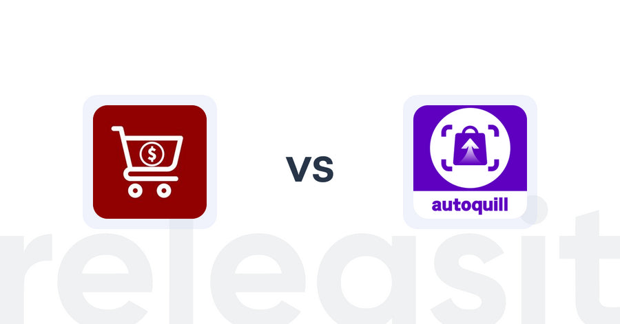 Shopify Upsell and Cross-sell Apps: Cross sell upsell master c1g vs AI agent Upsell ‑ autoquill