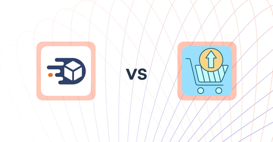 Shopify Upsell and Cross-sell Apps: TrackMage: Tracking & Upsells vs. Upsell Maxx