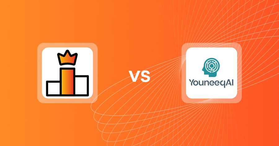 Shopify Upsell and Cross-sell Apps: Rank King: Best Seller Ranking vs Youneeq AI Personalization