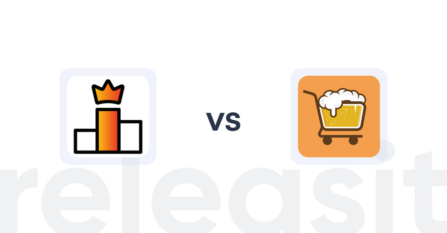 Shopify Upsell and Cross-sell Apps: Rank King: Best Seller Ranking vs Checkout Brew Upsells & Blocks