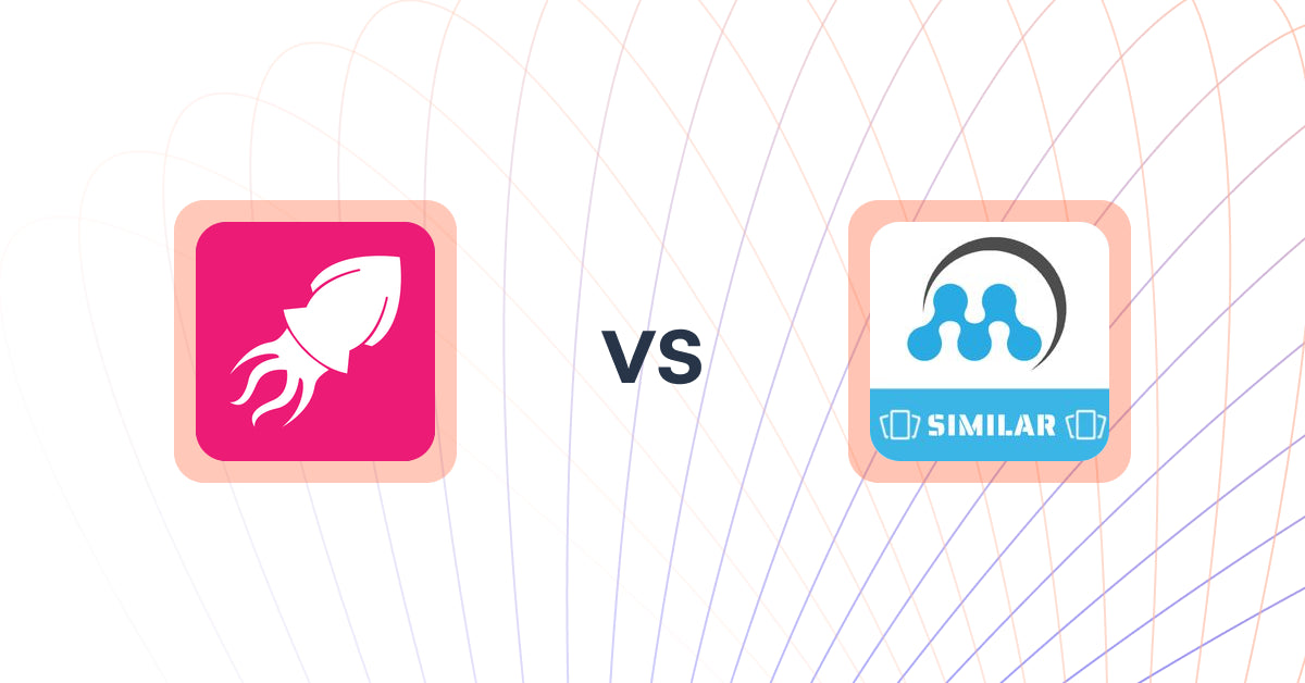Shopify Upsell and Cross-sell Apps: Squid Post Purchase Upsell vs. MeroxIO View Similar Products