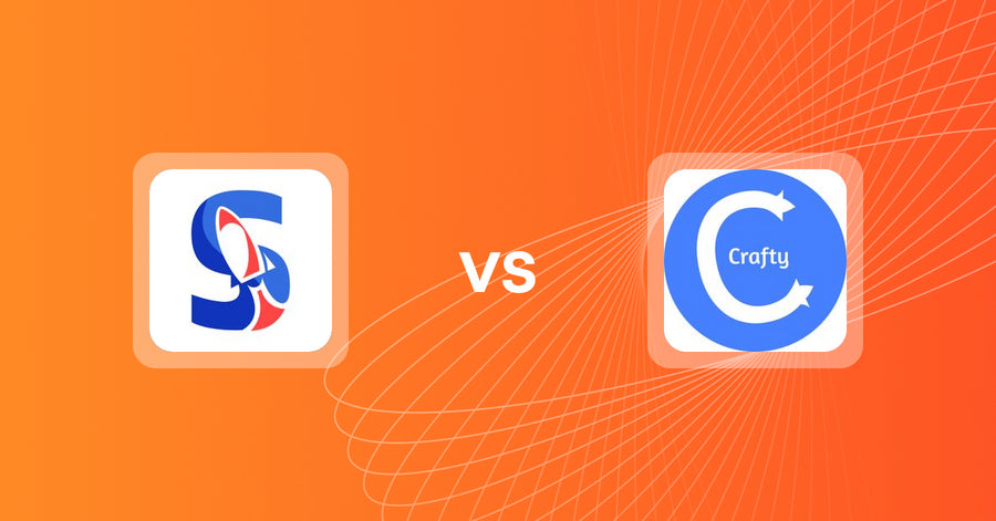 Shopify Upsell and Cross-Sell Apps: Speedy ‑ Shipping Bar & Upsell vs Product Recommendations‑Crafty