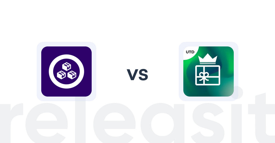 Shopify Upsell and Cross-sell Apps: MCE: Product Addons & Bundles vs Box King: Gift Bundle Builder