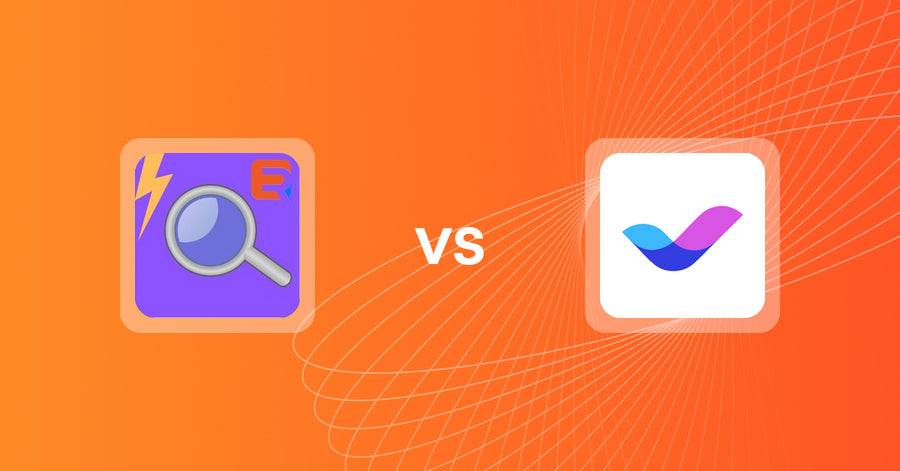Shopify Upsell and Cross-sell Apps: ExpertRec Smart Search Bar vs Veda Landing Page Builder