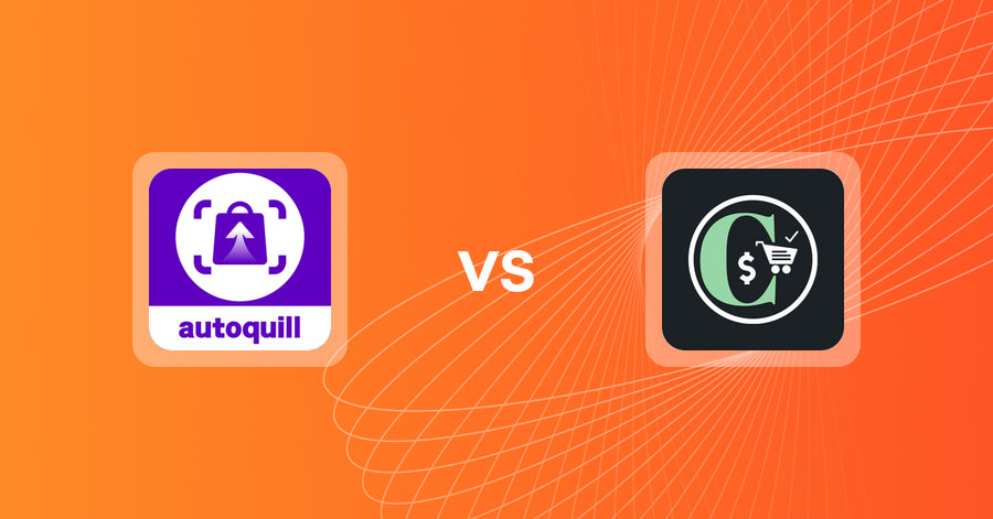Shopify Upsell and Cross-Sell Apps: AI agent Upsell ‑ autoquill vs Checkmate Upsell Zone