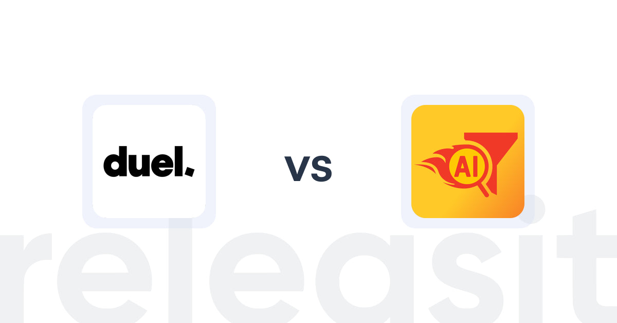 Shopify Upsell and Cross-Sell Apps: Duel | Referrals & Affiliates vs Rapid AI Search Bar & Filter