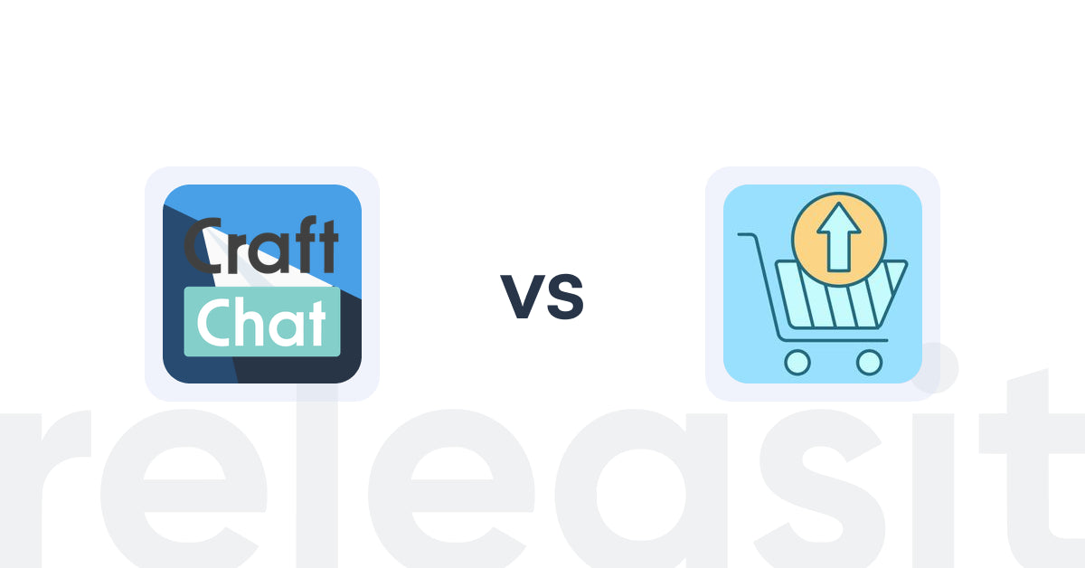 Shopify Upsell and Cross-Sell Apps: CraftChat:Convert Chat to Sale vs Upsell Maxx