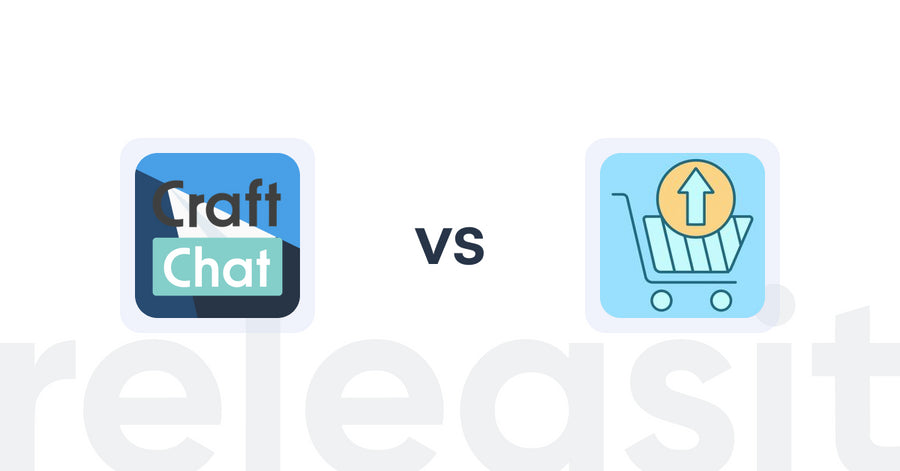 Shopify Upsell and Cross-Sell Apps: CraftChat:Convert Chat to Sale vs Upsell Maxx