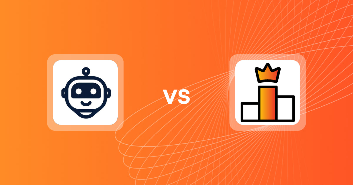 Shopify Upsell and Cross-sell Apps: improv: ReccoMate vs. Rank King: Best Seller Ranking