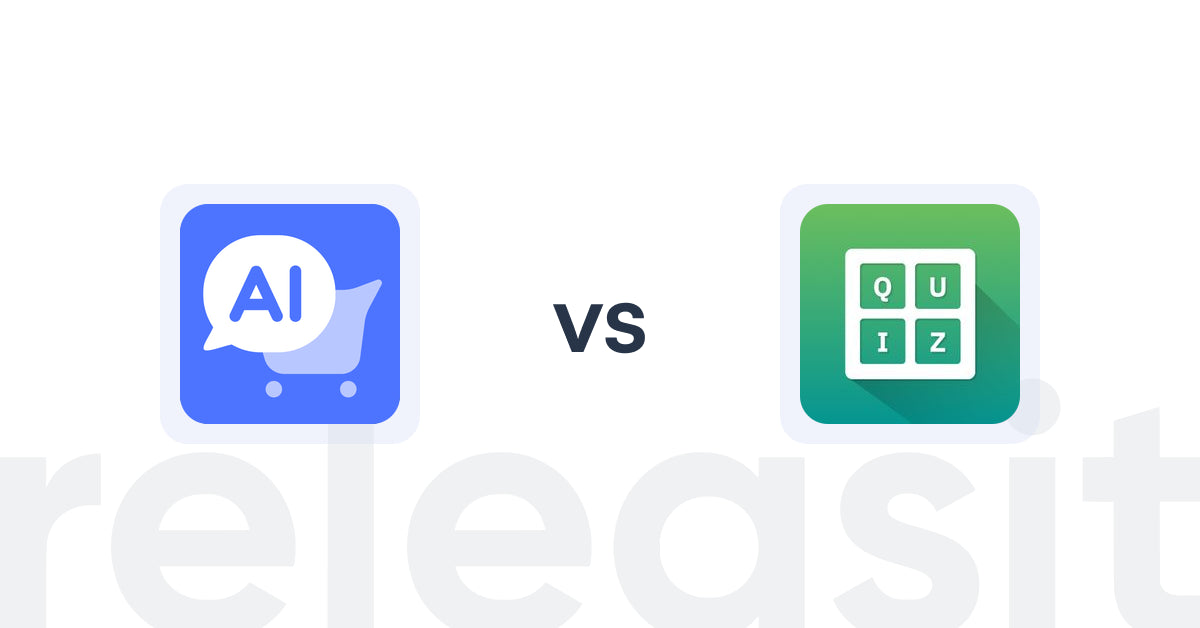 Shopify Upsell and Cross-sell Apps: AI Chatbot +GPT4 ‑ Wiseshoppal vs. Quiz Buddy ‑ Product Quiz