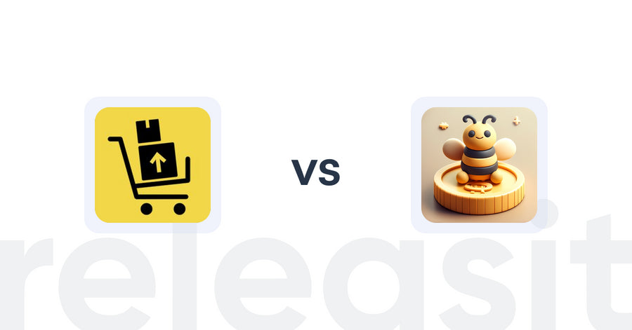 Shopify Upsell and Cross-Sell Apps: UpsellFly:Checkout Upsells vs FeeBee ‑ Fees and Deposits